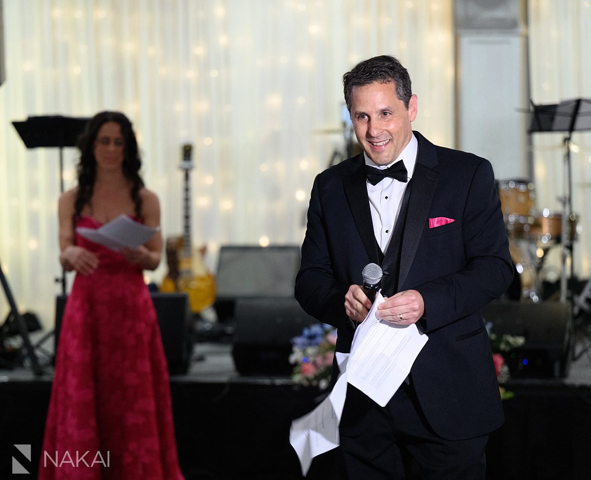 toasts Ravinia Green Country Club Wedding reception
