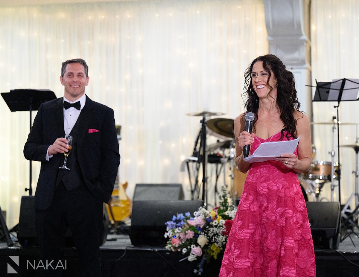 toasts Ravinia Green Country Club Wedding reception