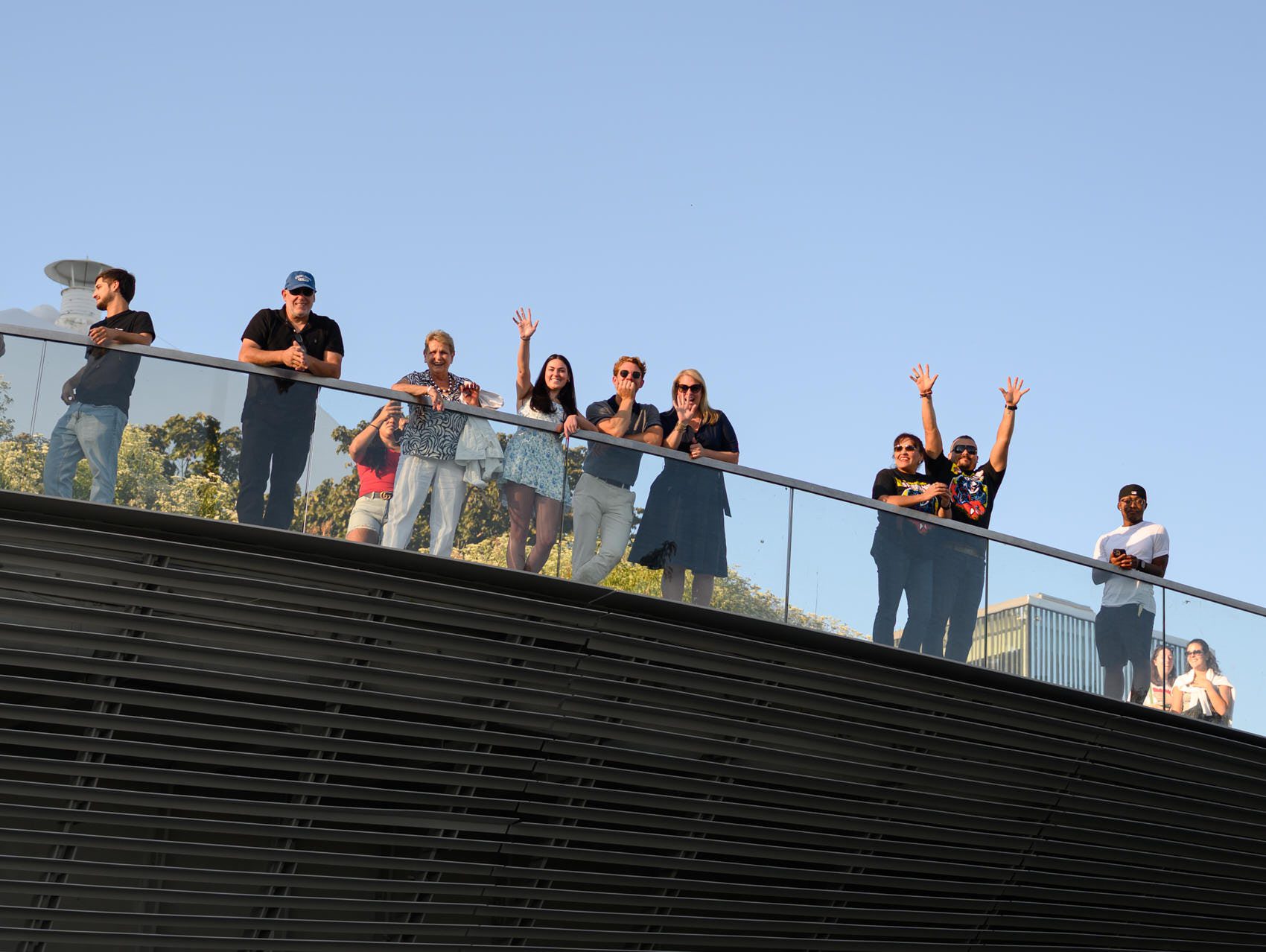 family surprise navy pier proposal photos
