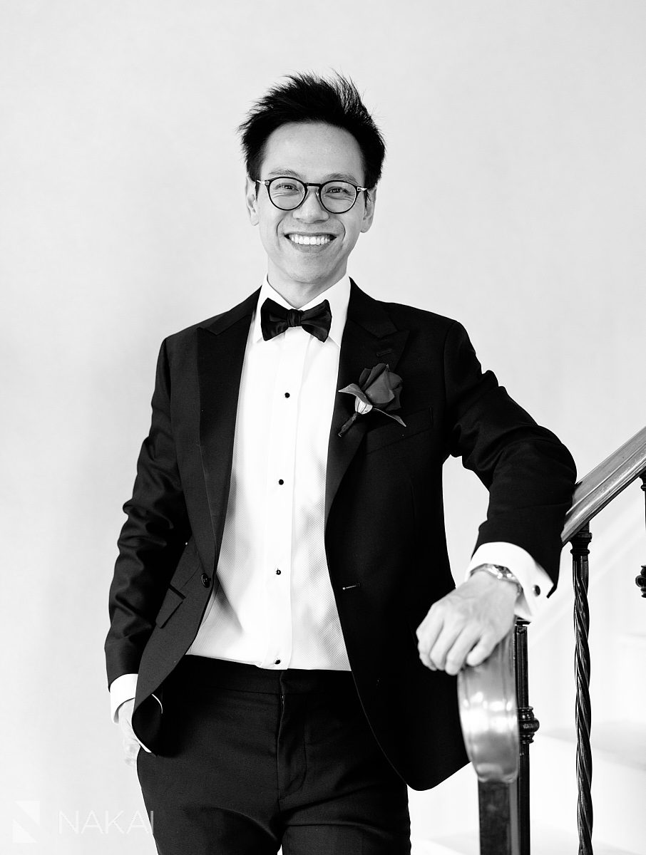 black and white same sex marriage chicago tuxedo