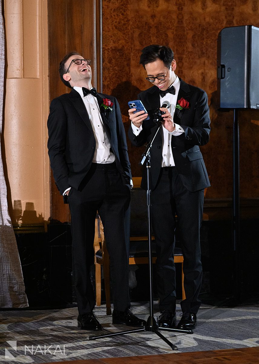 speech intercontinental chicago magnificent mile wedding reception