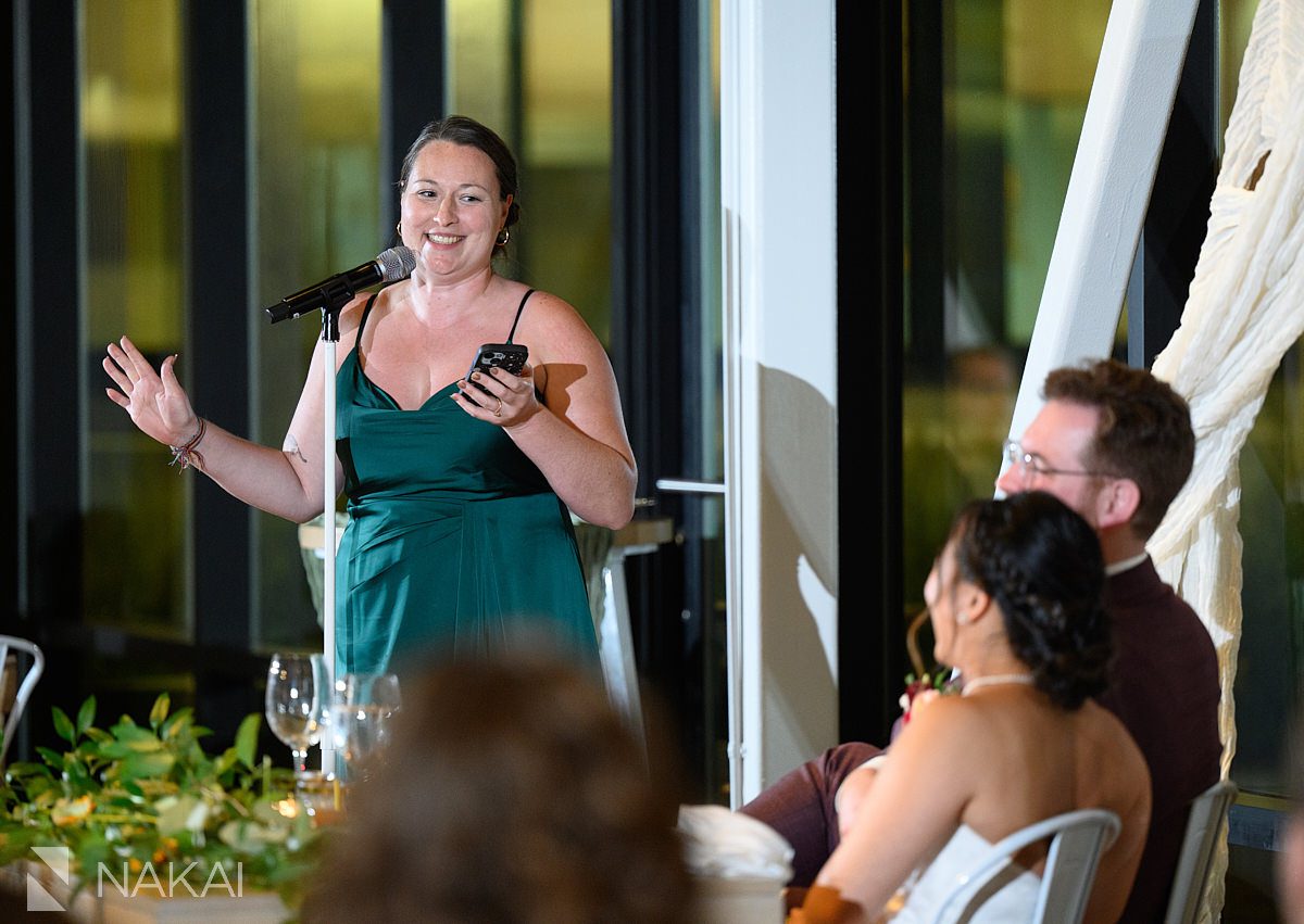 greenhouse loft wedding pictures toast