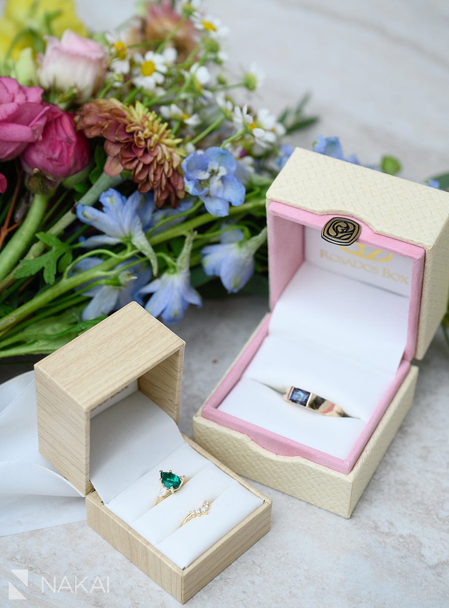 lay flat chicago wedding photo