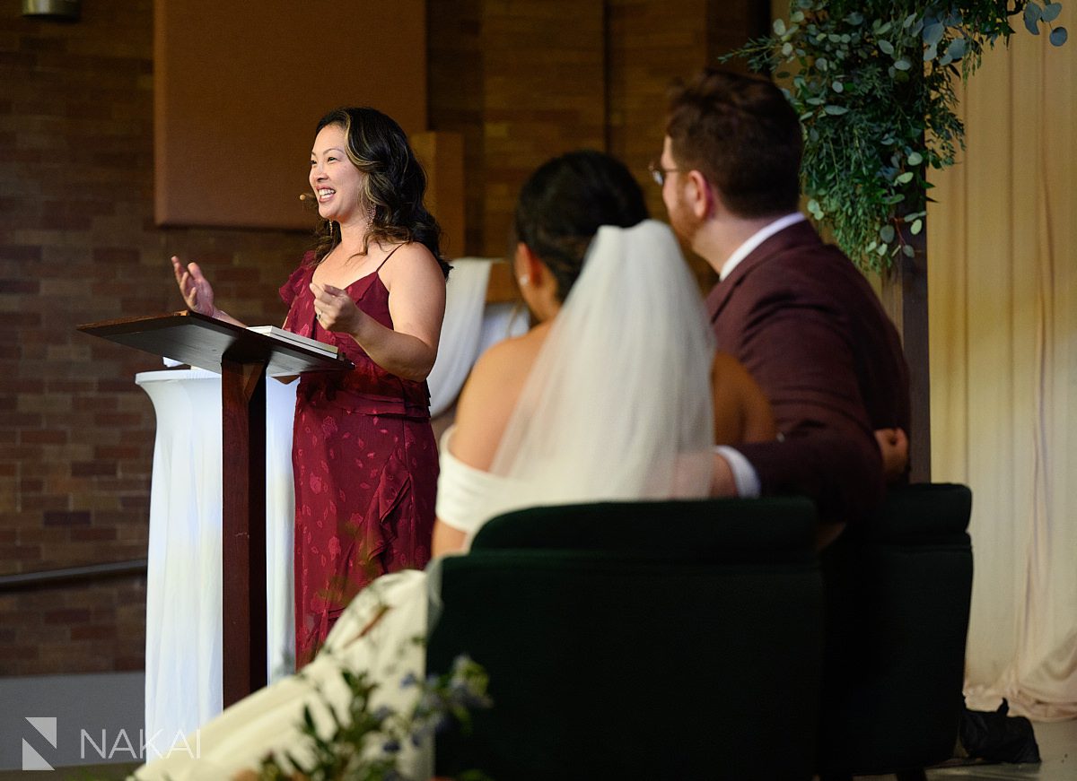 Chicago logan square wedding ceremony photos christian church