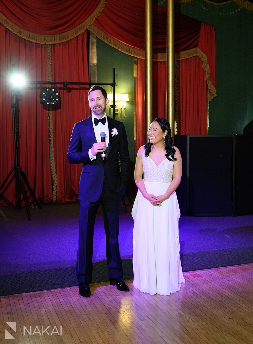 chicago casino club wedding reception toasts