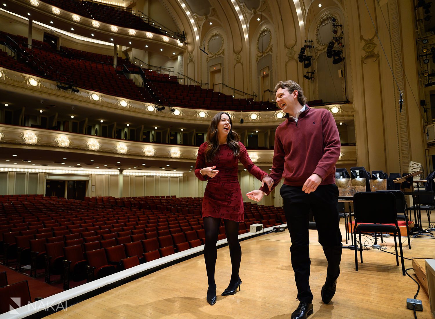 Chicago Symphony proposal ideas on stage during holidays