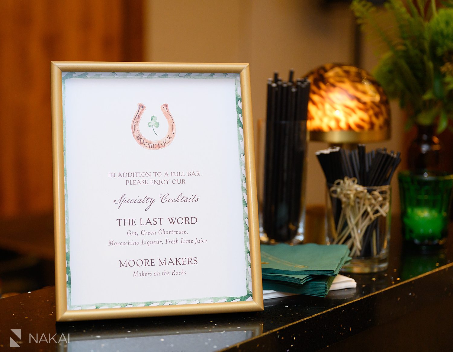 cocktail menu private party