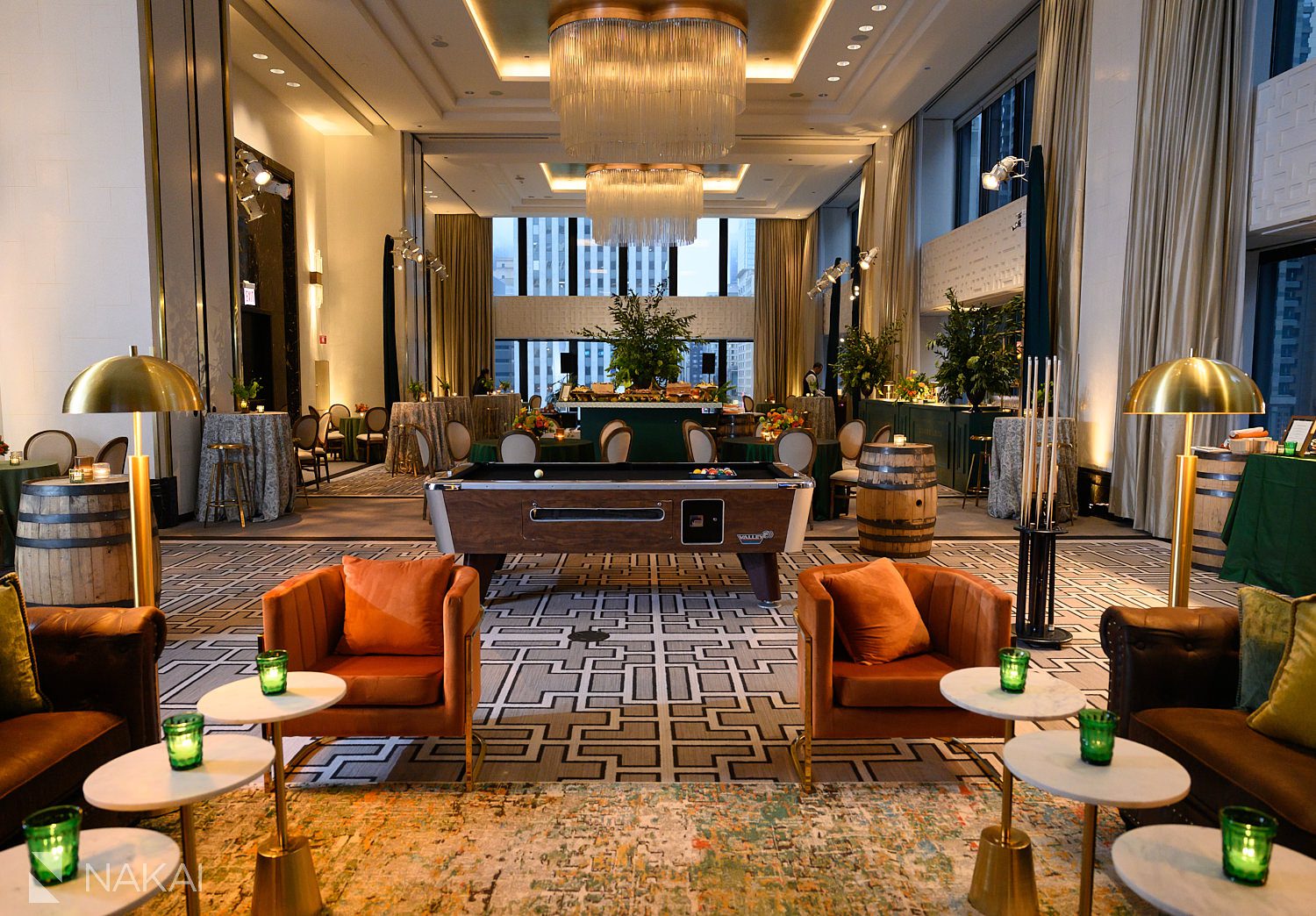 langham chicago st patricks day themed party room photo
