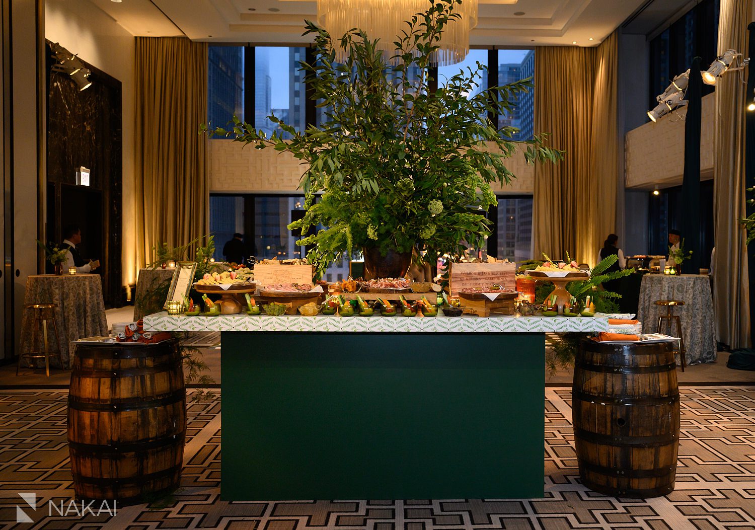 langham chicago st patricks day food in devonshire ballroom