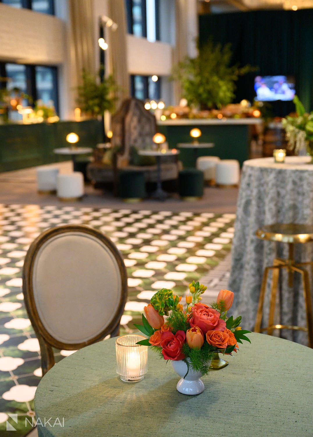 langham chicago st patricks day party ballroom with dance floor vinyl covering