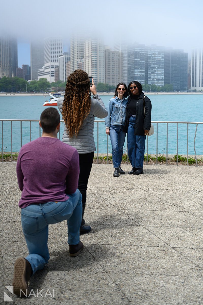 chicago lakefront proposal at end of the pier