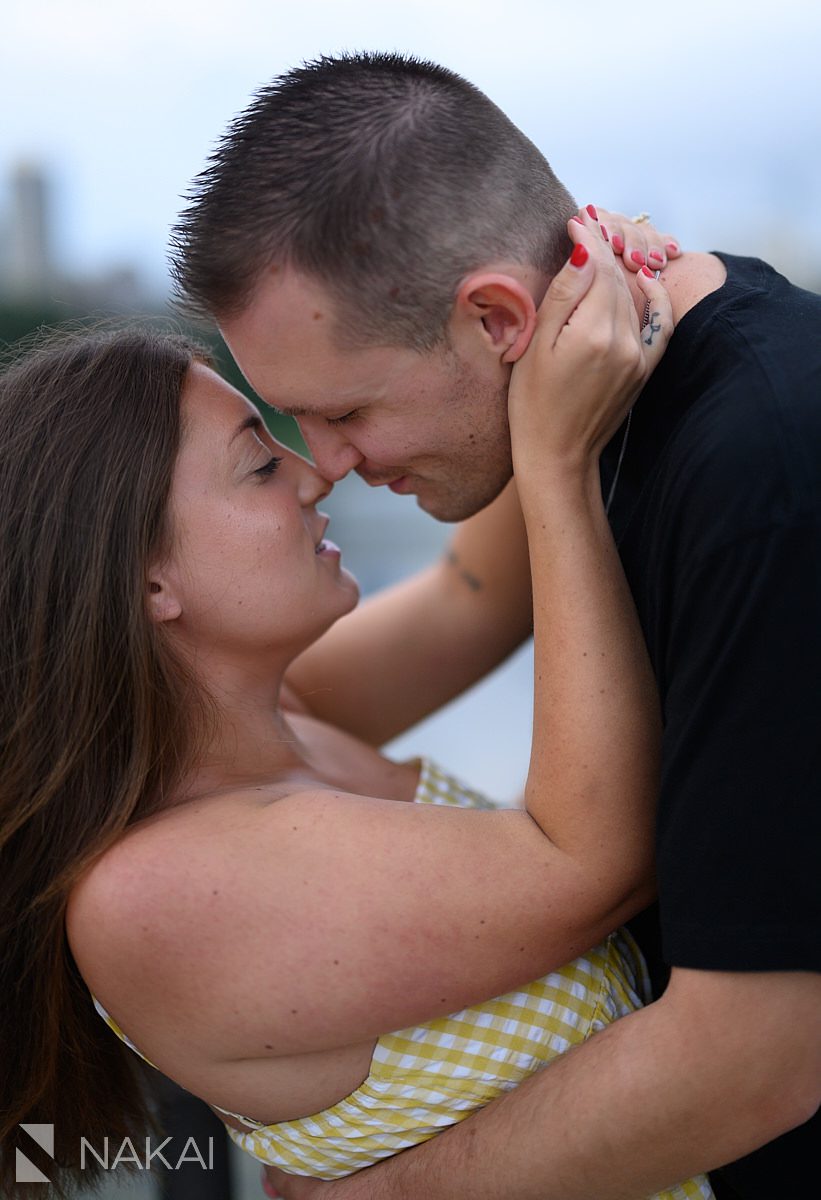 almost kiss during south pond engagement