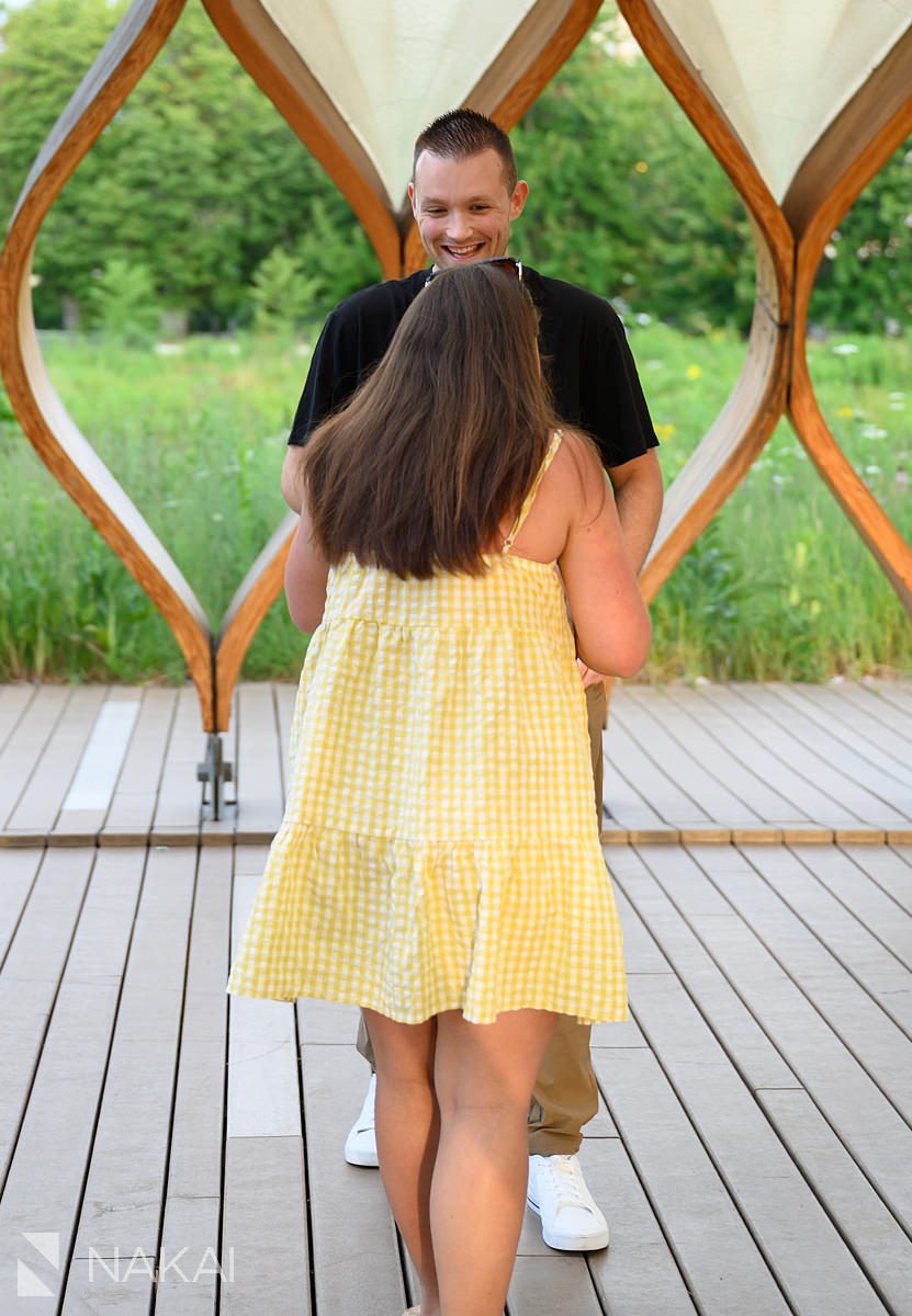 his first smile after south pond proposal