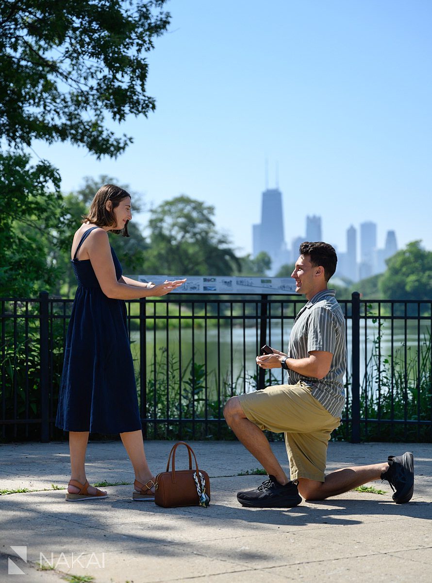lincoln park north pond proposal photos looking at ring