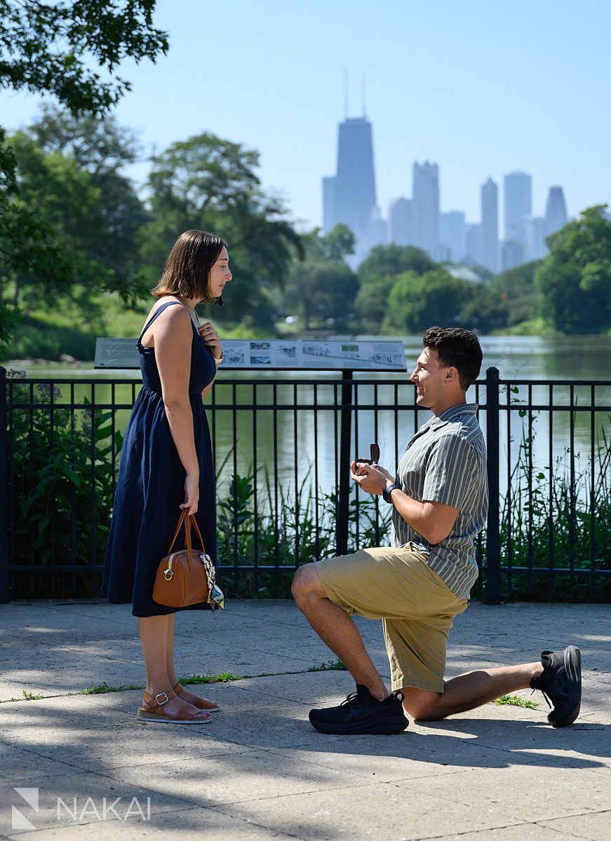 shes happy north pond proposal photos chicago