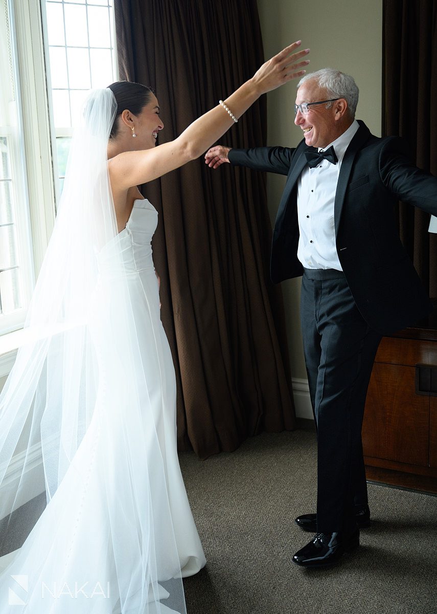 reveal to dad university club chicago wedding