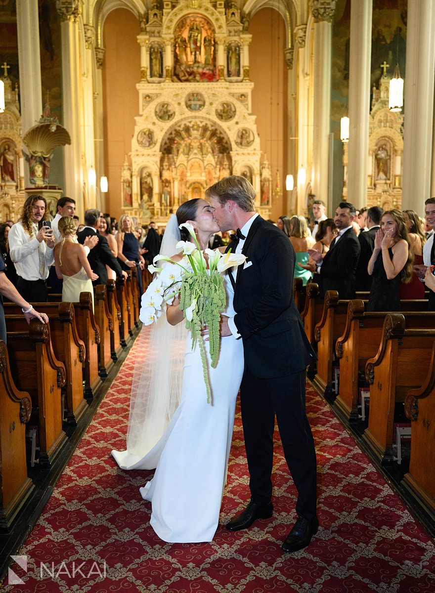 exit chicago st michaels church wedding in old town