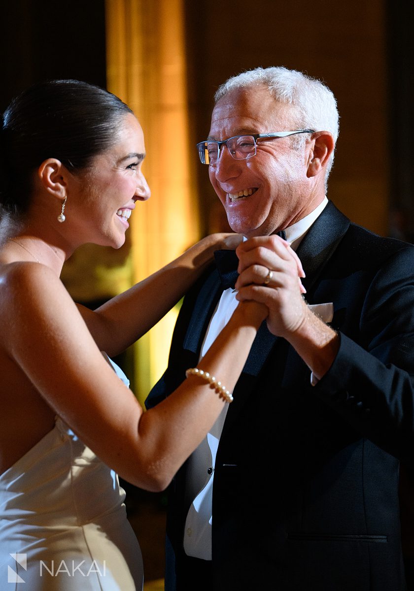 father dance university club chicago wedding reception