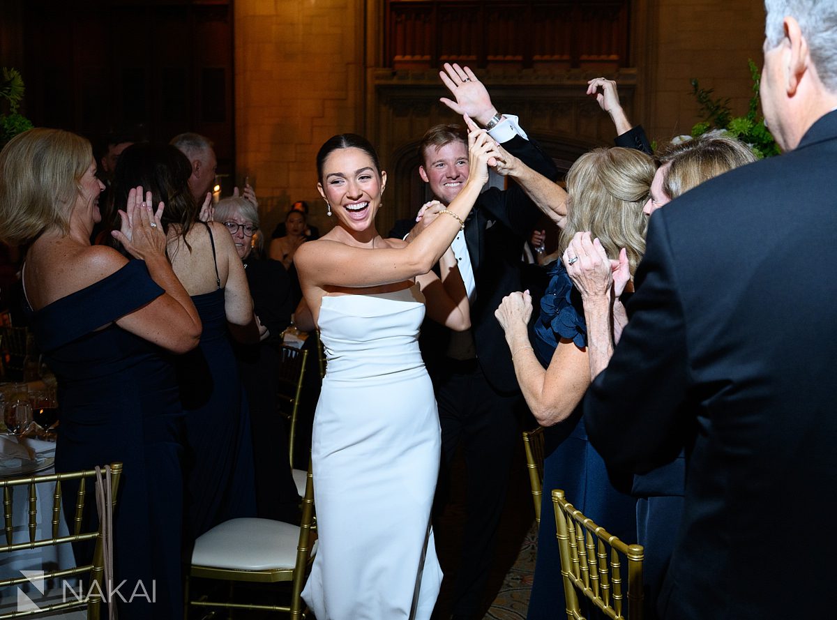 reception entrance university club chicago wedding