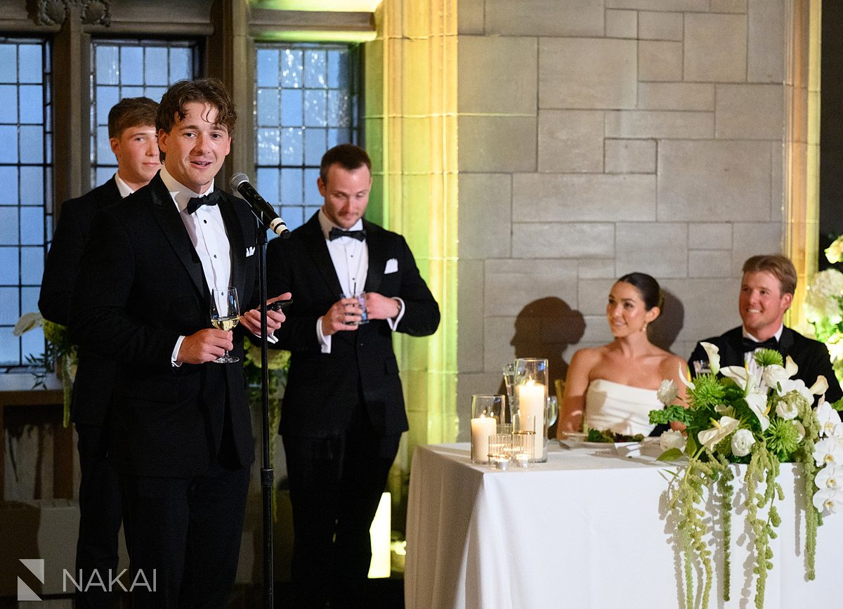 speeches university club chicago wedding