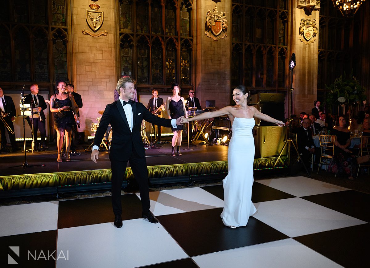 first dance university club chicago wedding reception