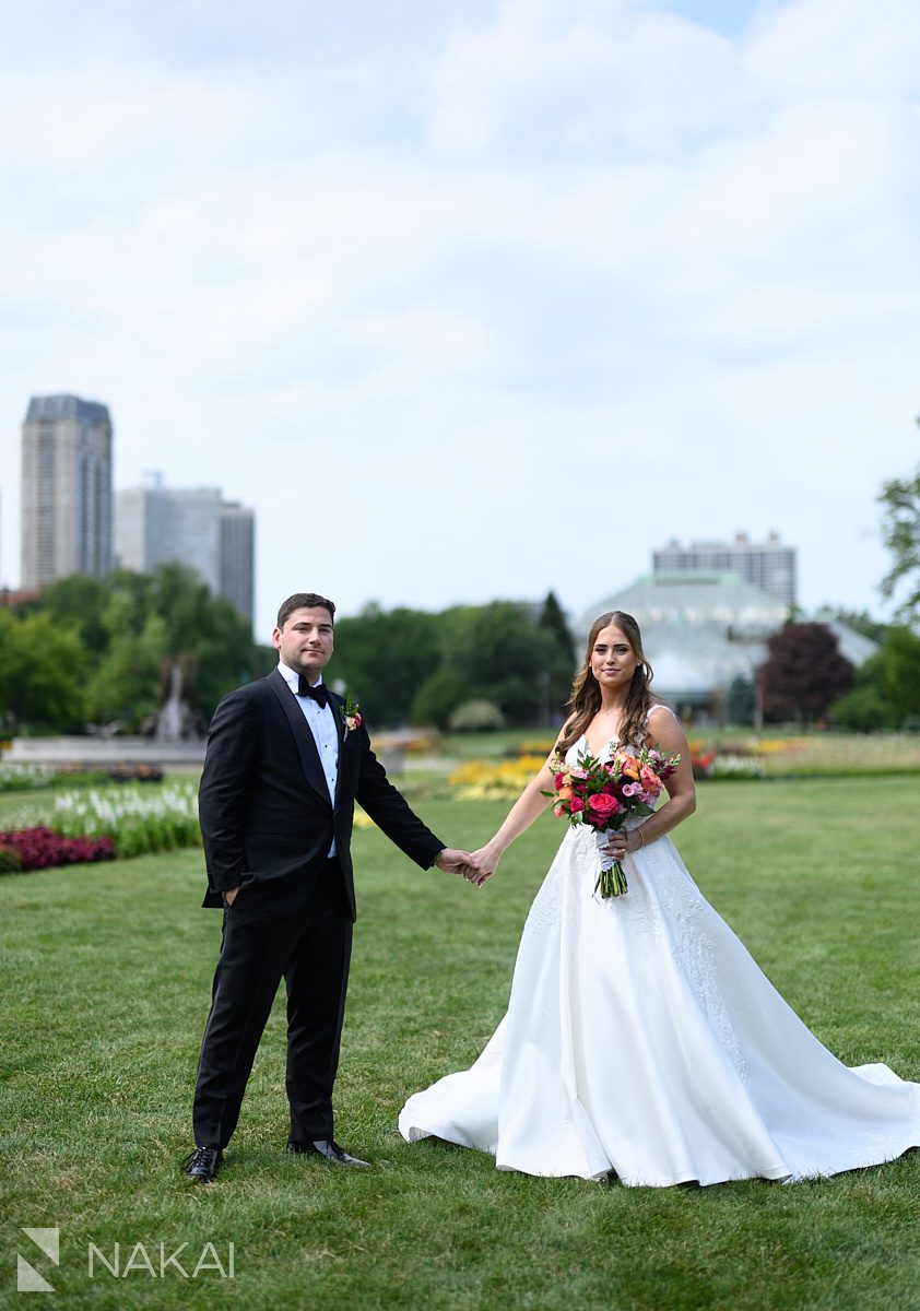 lincoln park conservatory wedding photos