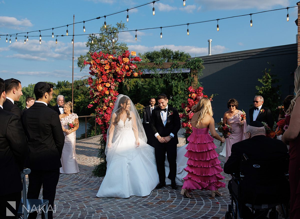 rockwell on the river wedding ceremony
