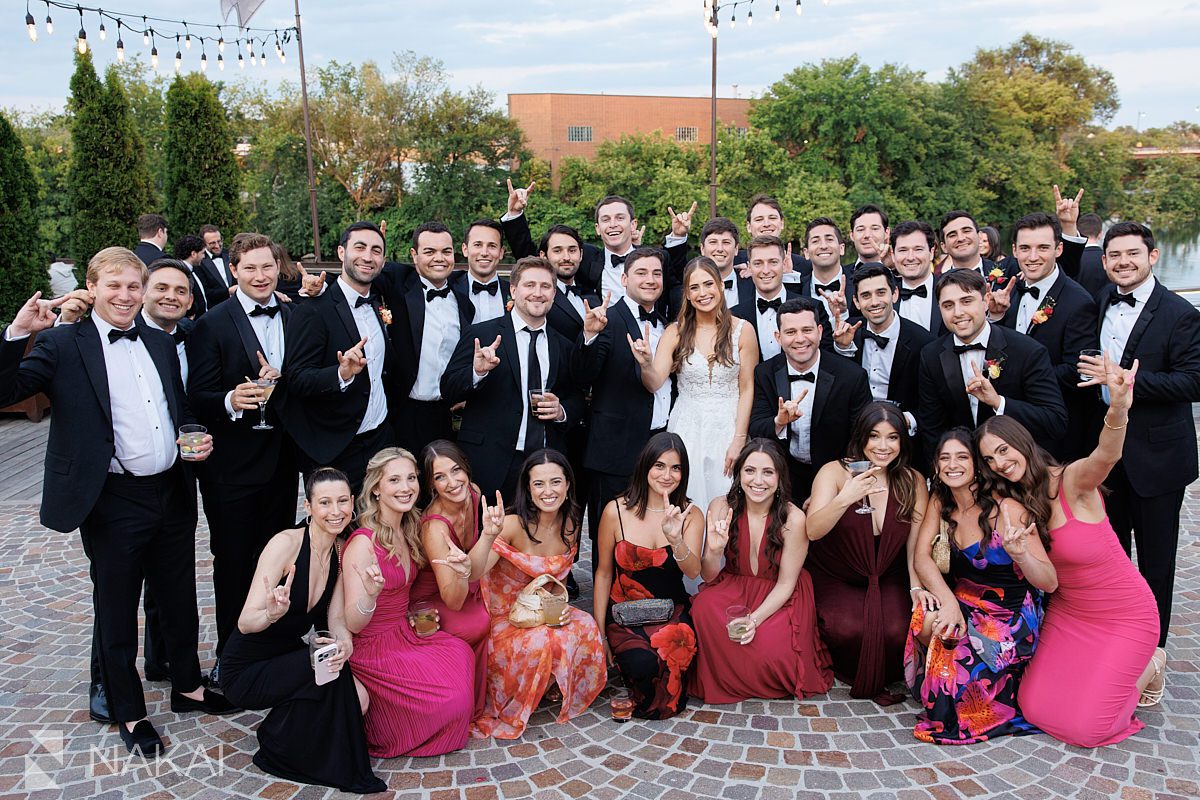 cocktail hour group photo