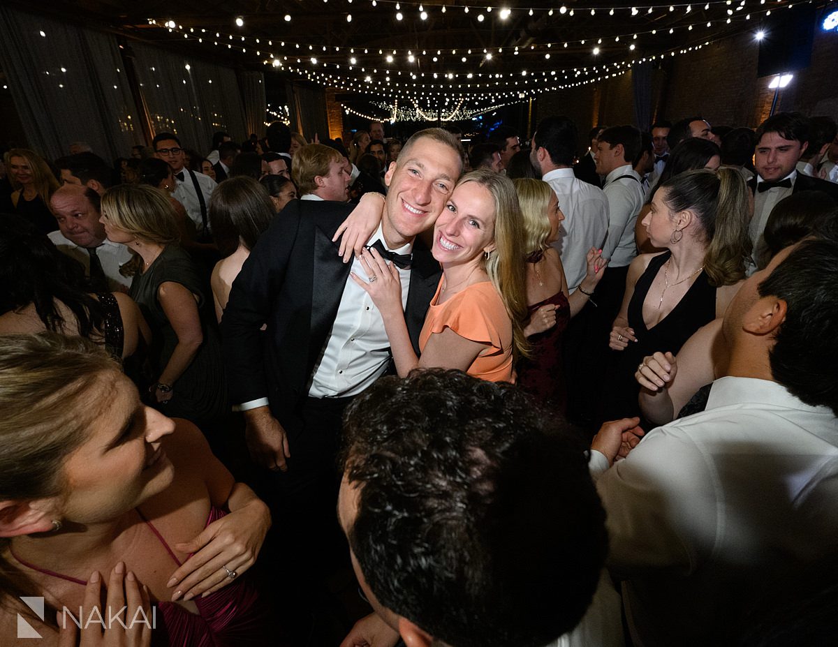 dancing Rockwell on the river wedding reception