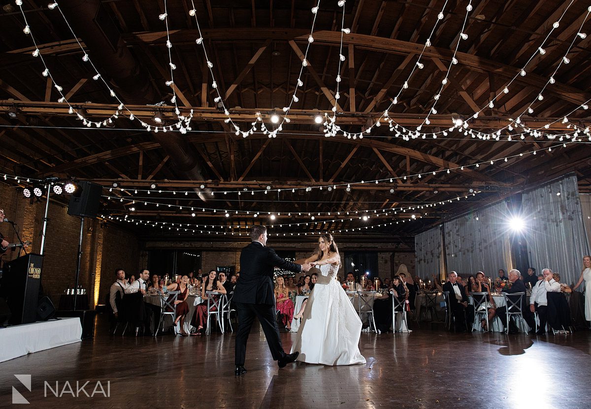 first dance body surfing Rockwell on the river wedding reception