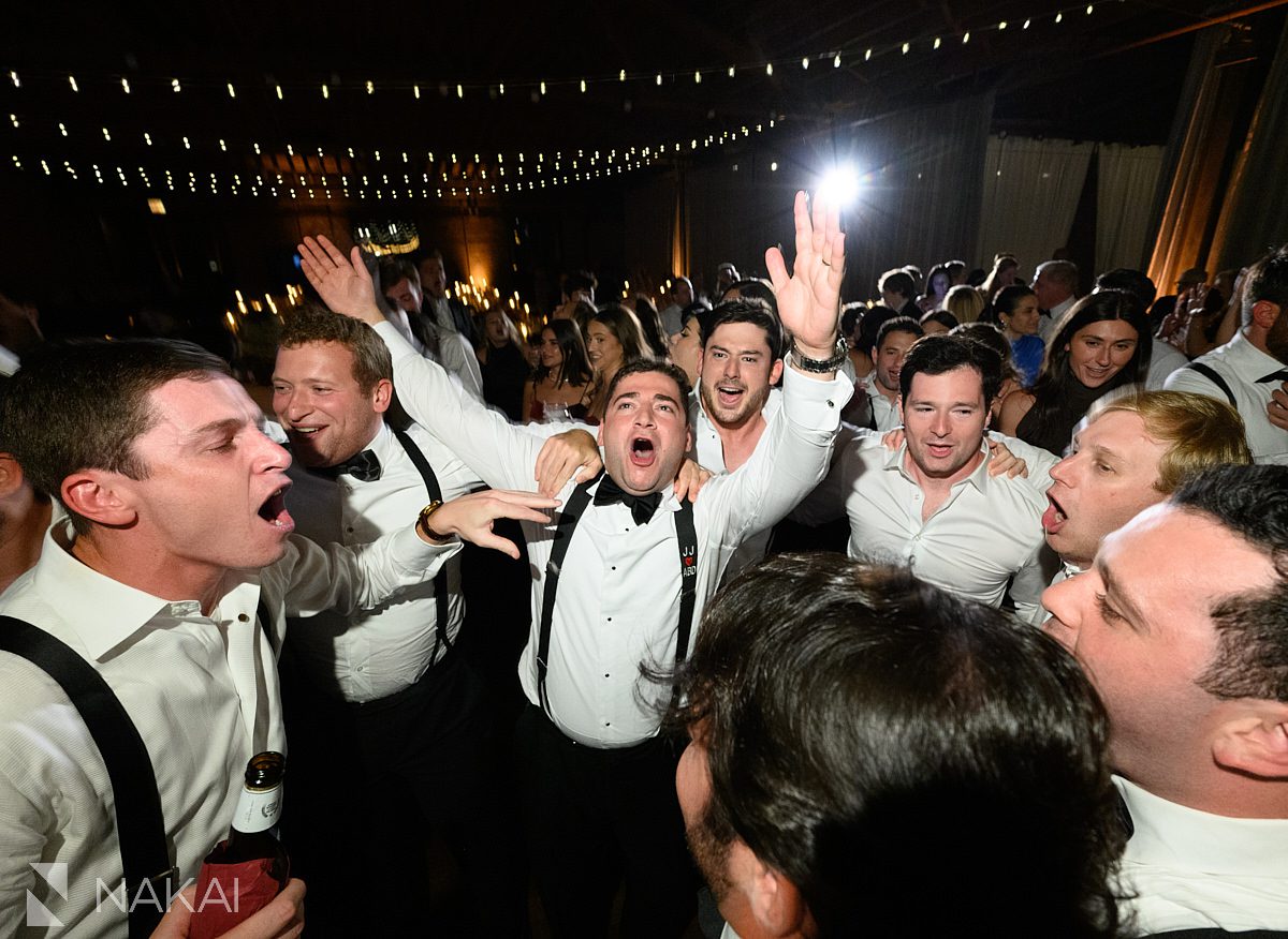 fun at Rockwell on the river wedding reception