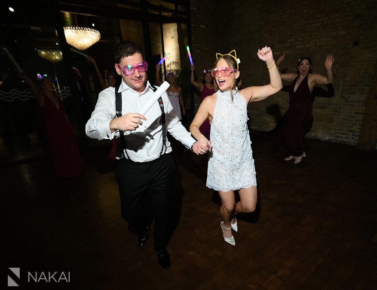 fun at Rockwell on the river wedding reception