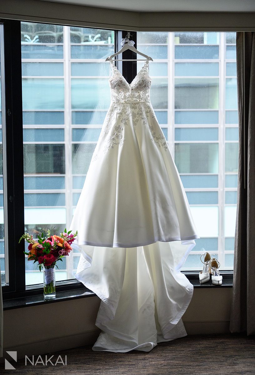dress westin river north wedding