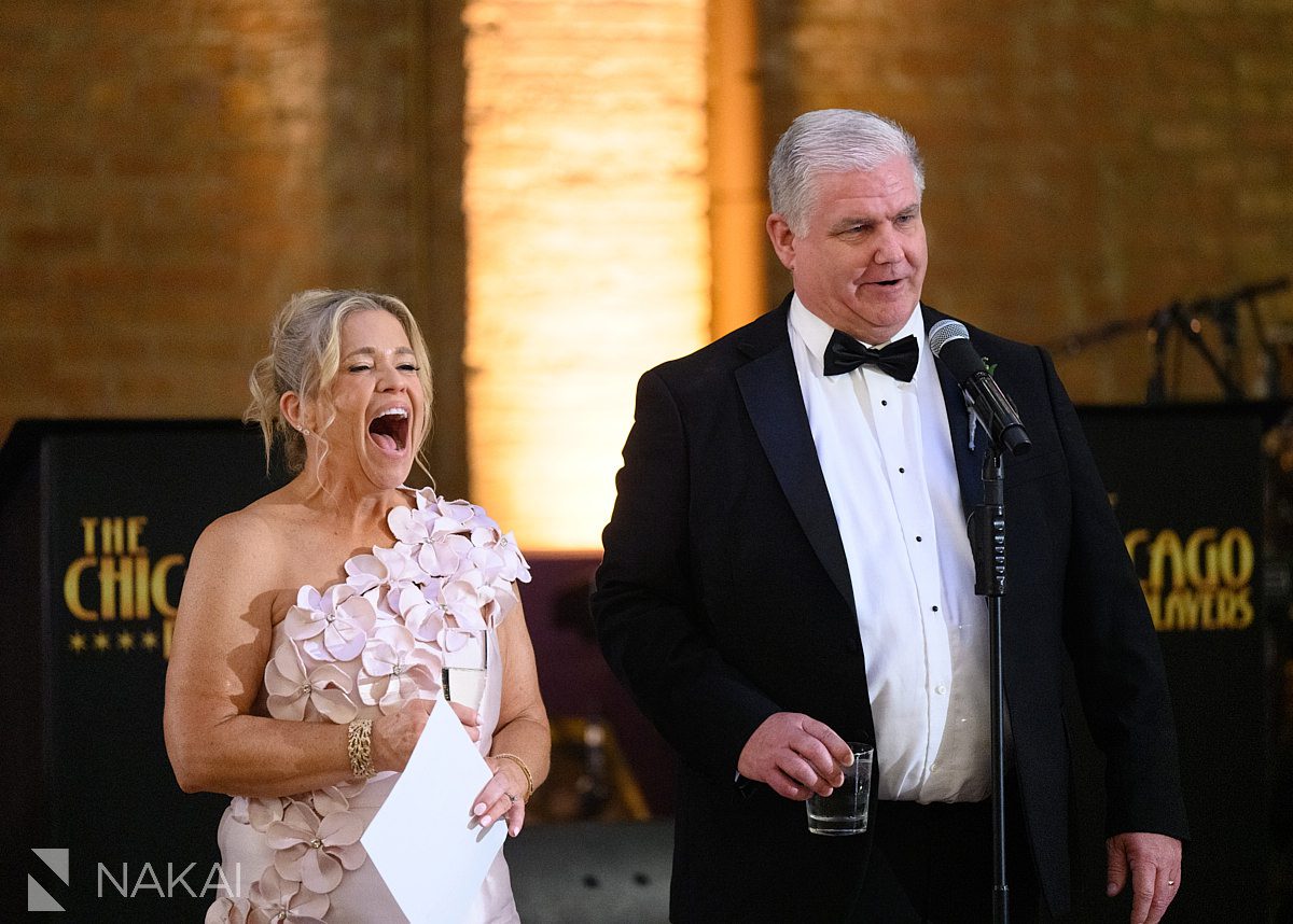 parent toasts Rockwell on the river