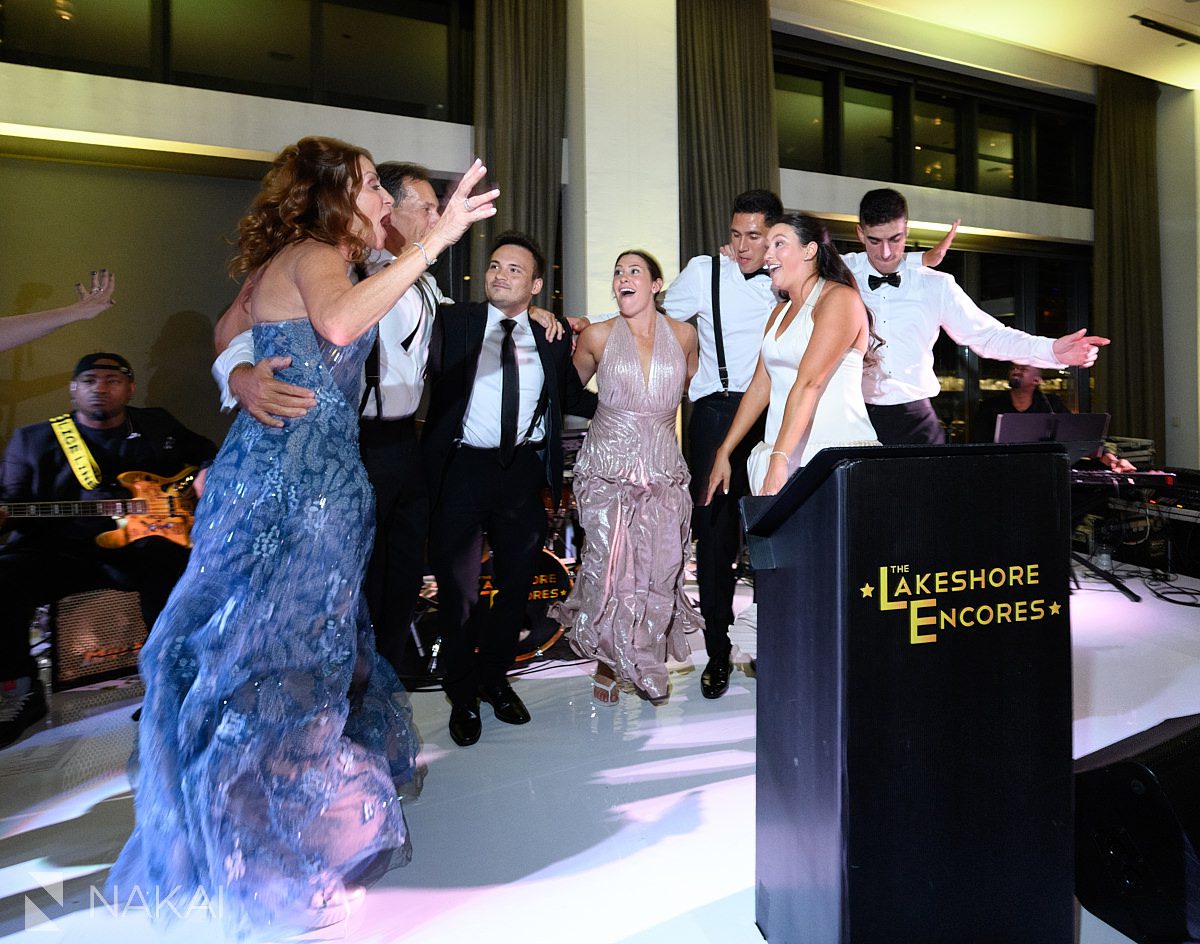 dancing Radisson blu aqua hotel chicago wedding reception