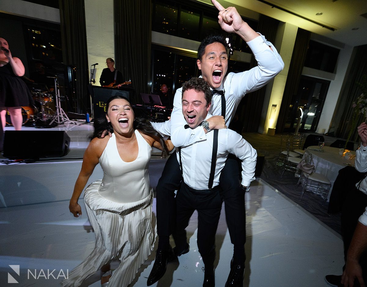 dancing Radisson blu aqua hotel chicago wedding reception