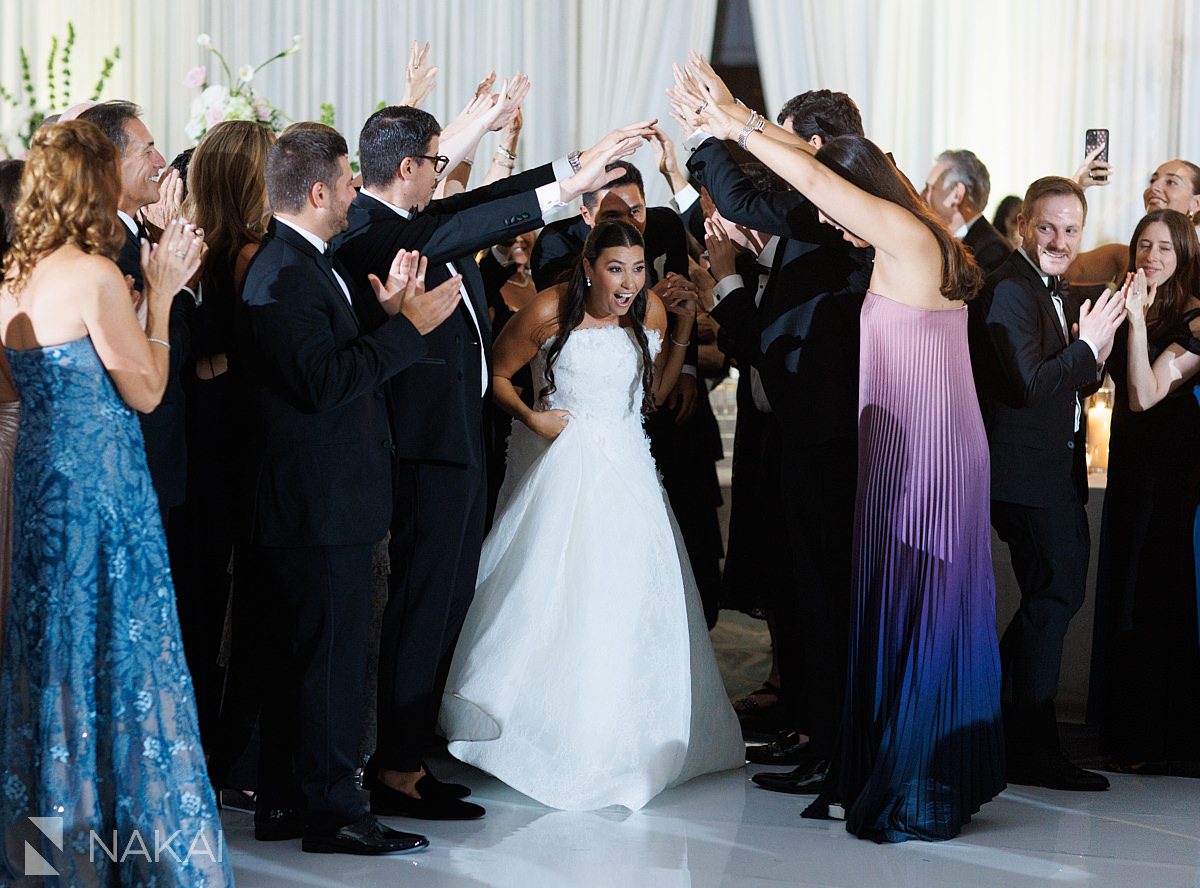 entrance Radisson blu aqua hotel chicago wedding reception