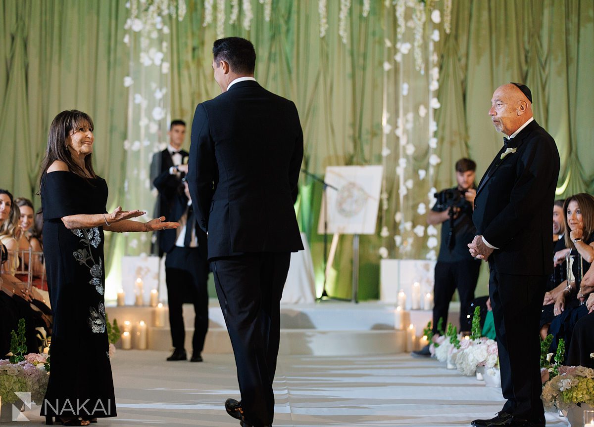 processional Radisson blu aqua hotel chicago wedding photo 