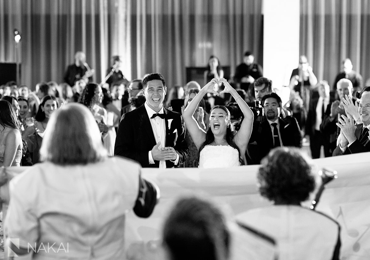 surprise marching band Radisson blu aqua hotel chicago wedding 