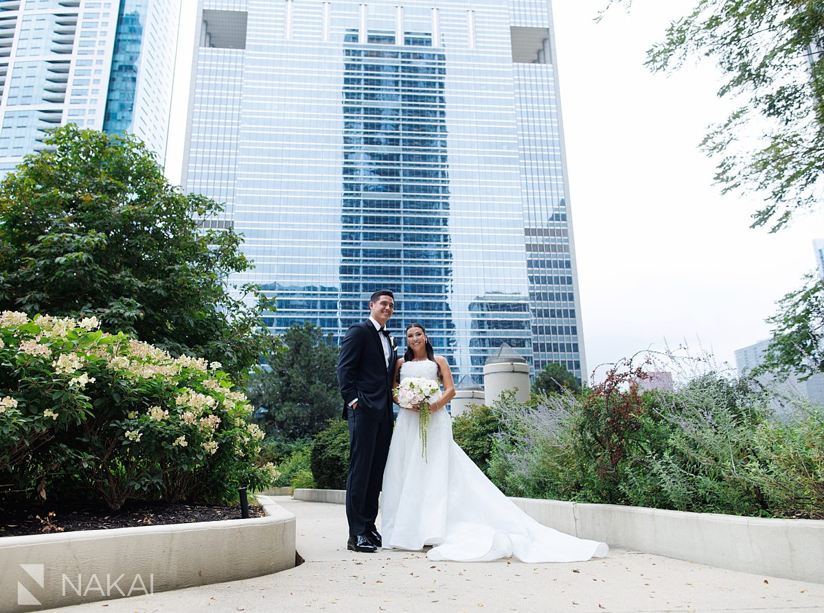 terrace Radisson blu aqua hotel chicago wedding 