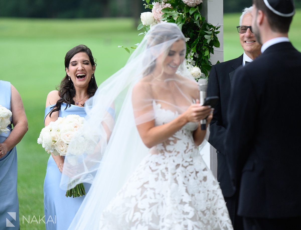 illinois golf course wedding ceremony