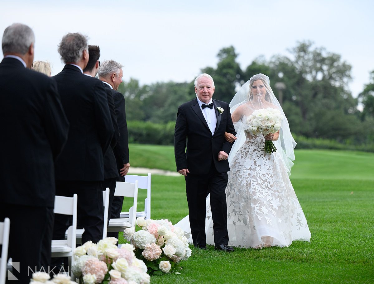 illinois golf course bride processional
