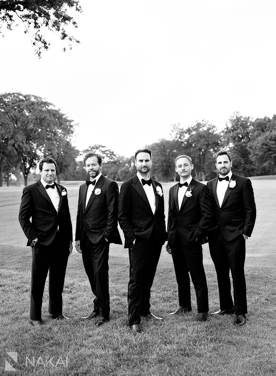 illinois golf course wedding photo