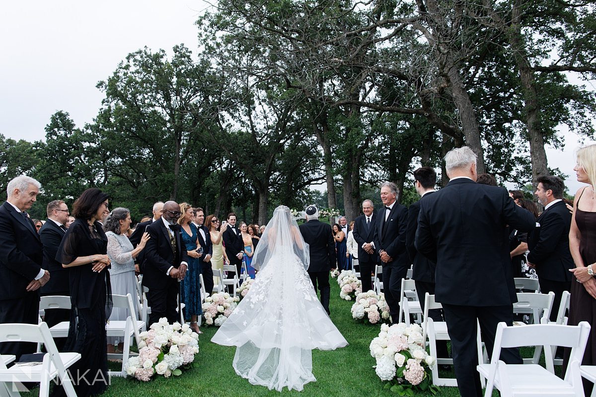 illinois golf course wedding processional