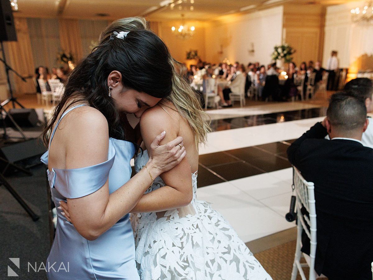 sisters toast wedding reception