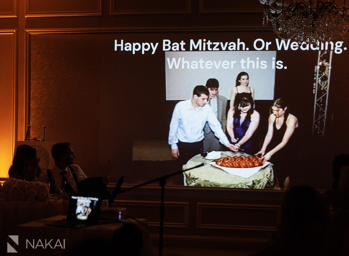 slideshow wedding reception